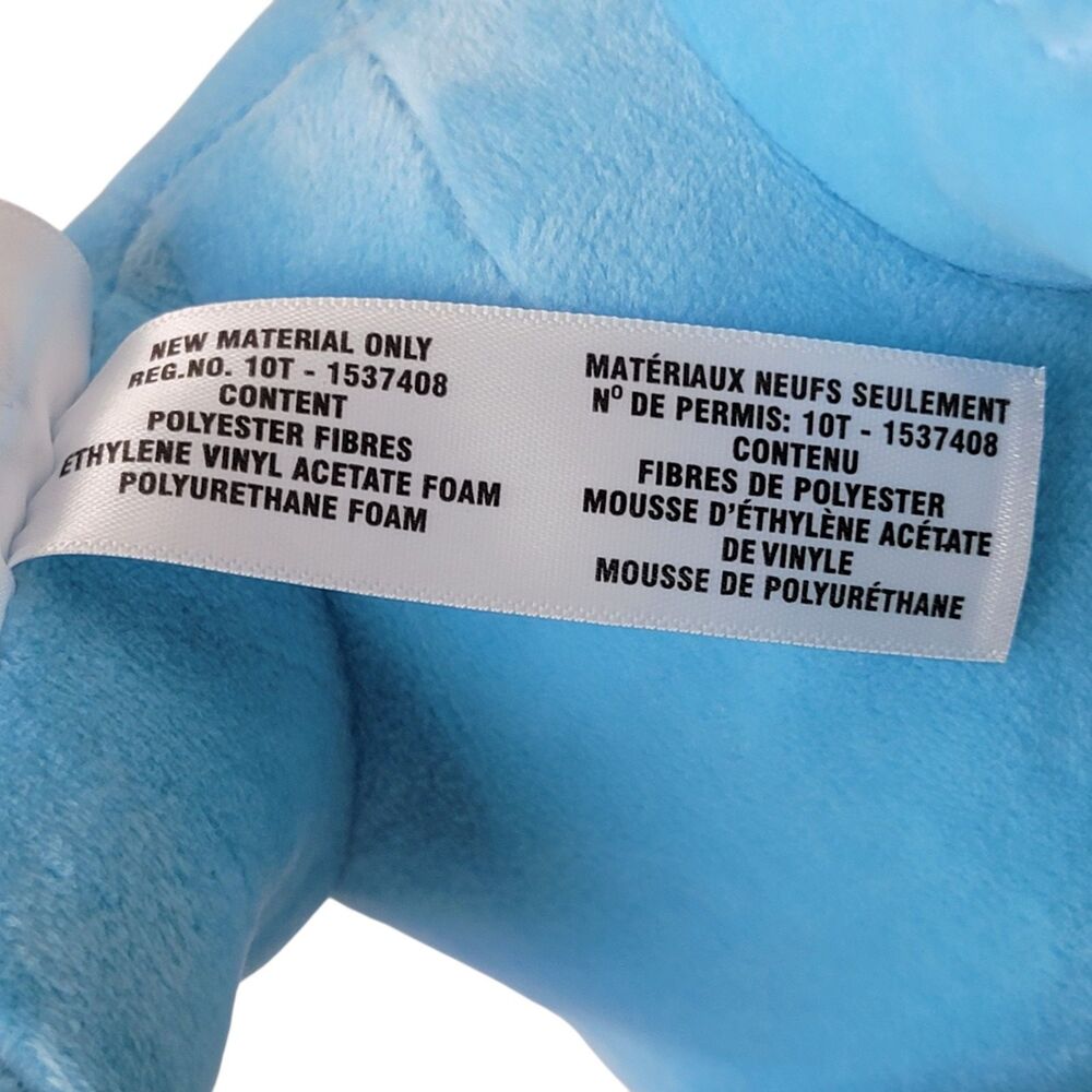 Disney Babies Mickey Mouse Plush 10” Baby Blue Pajamas Gray Stuffed Animal Toy - Picture 7 of 7